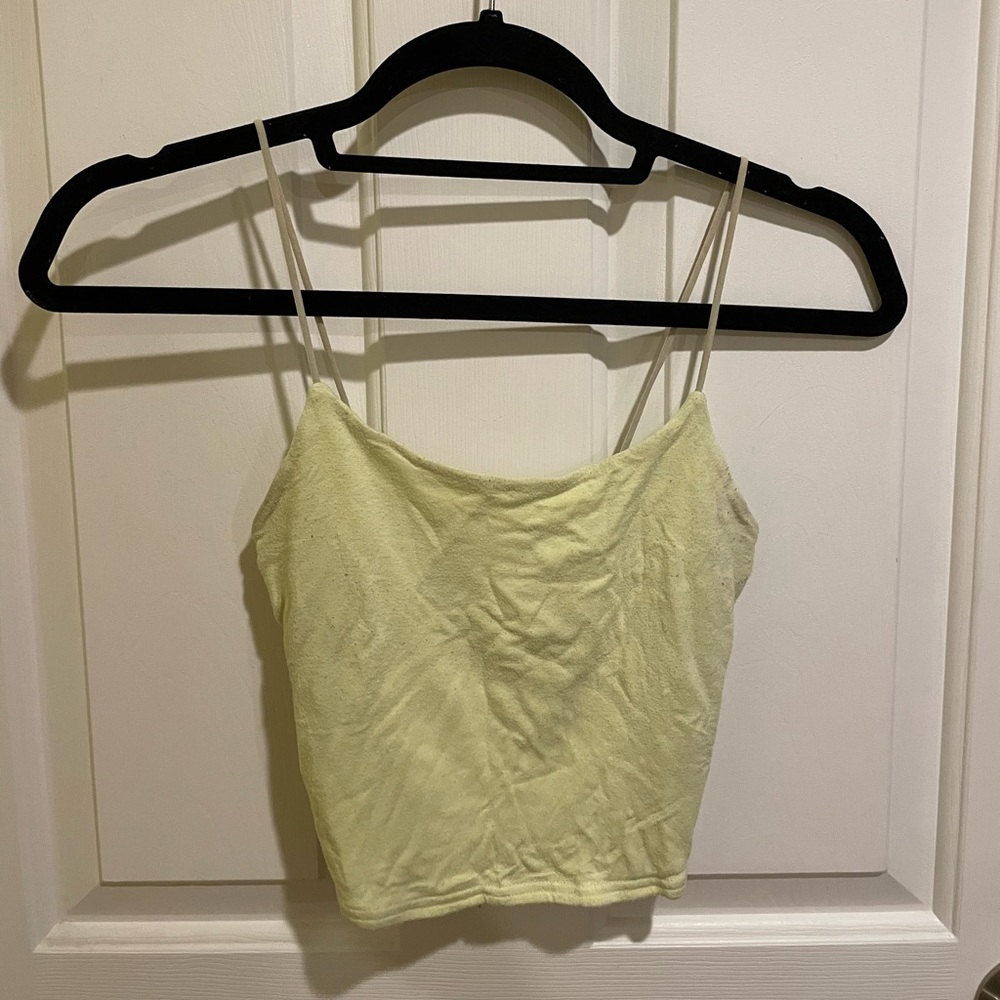 Pacsun yellow crop top